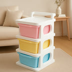 Grozaro Multipurpose 3-Layer Smart Modular Drawer with Wheels