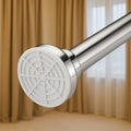 Grozaro Adjustable Shower Curtain Tension Rod 85CM| Non-Drilling| Anti-Skid|Multi-Purpose| Spring Pull Rod - (Stainless Steel)
