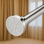 Grozaro Adjustable Shower Curtain Tension Rod 85CM| Non-Drilling| Anti-Skid|Multi-Purpose| Spring Pull Rod - (Stainless Steel)