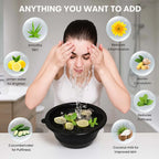 Grozaro Foldable Black Ice Face Bowl | Cold Therapy Facial Skincare Bowl for Glowing Skin