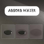 Grozaro Grey Non-Slip Kitchen Rug Combo Water Absorbent with Rubber Backing, 120x40cm + 60x40cm