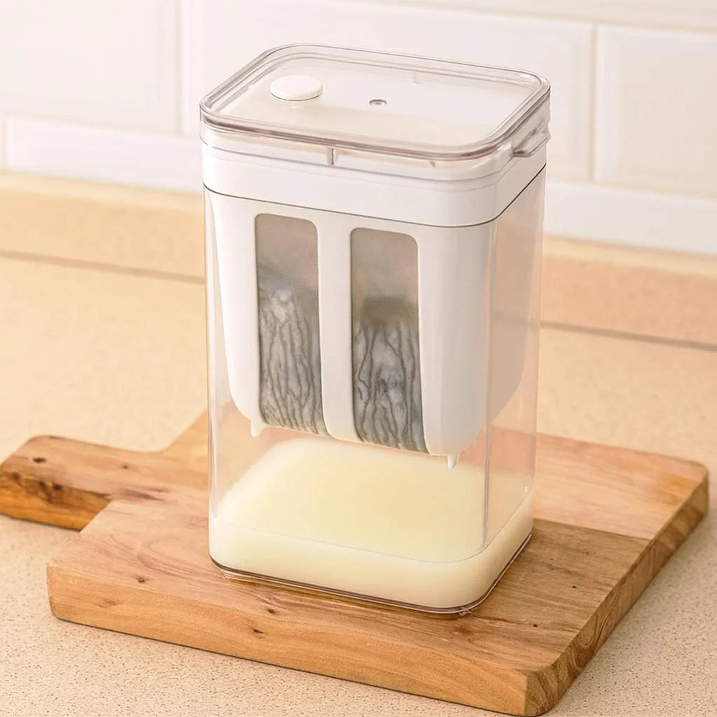 Grozaro Multifunctional Yogurt Filter with FineYogurt Filter Mesh Strainer (1400 ml)