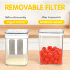 Grozaro Multifunctional Yogurt Filter with FineYogurt Filter Mesh Strainer (1400 ml)