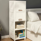 Grozaro Multi Layer Design Flip Top Modular Storage Cabinet (4 Layer)