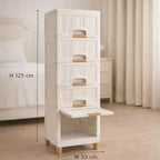Grozaro Multi Layer Design Flip Top Modular Storage Cabinet (5 Layer)