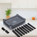 Grozaro 3 Layer Foldable Storage Cart for Home & Kitchen