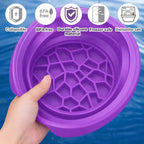 Grozaro Foldable Purple Ice Face Bowl | Cold Therapy Facial Skincare Bowl