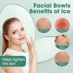 Grozaro Foldable Purple Ice Face Bowl | Cold Therapy Facial Skincare Bowl