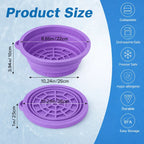 Grozaro Foldable Purple Ice Face Bowl | Cold Therapy Facial Skincare Bowl