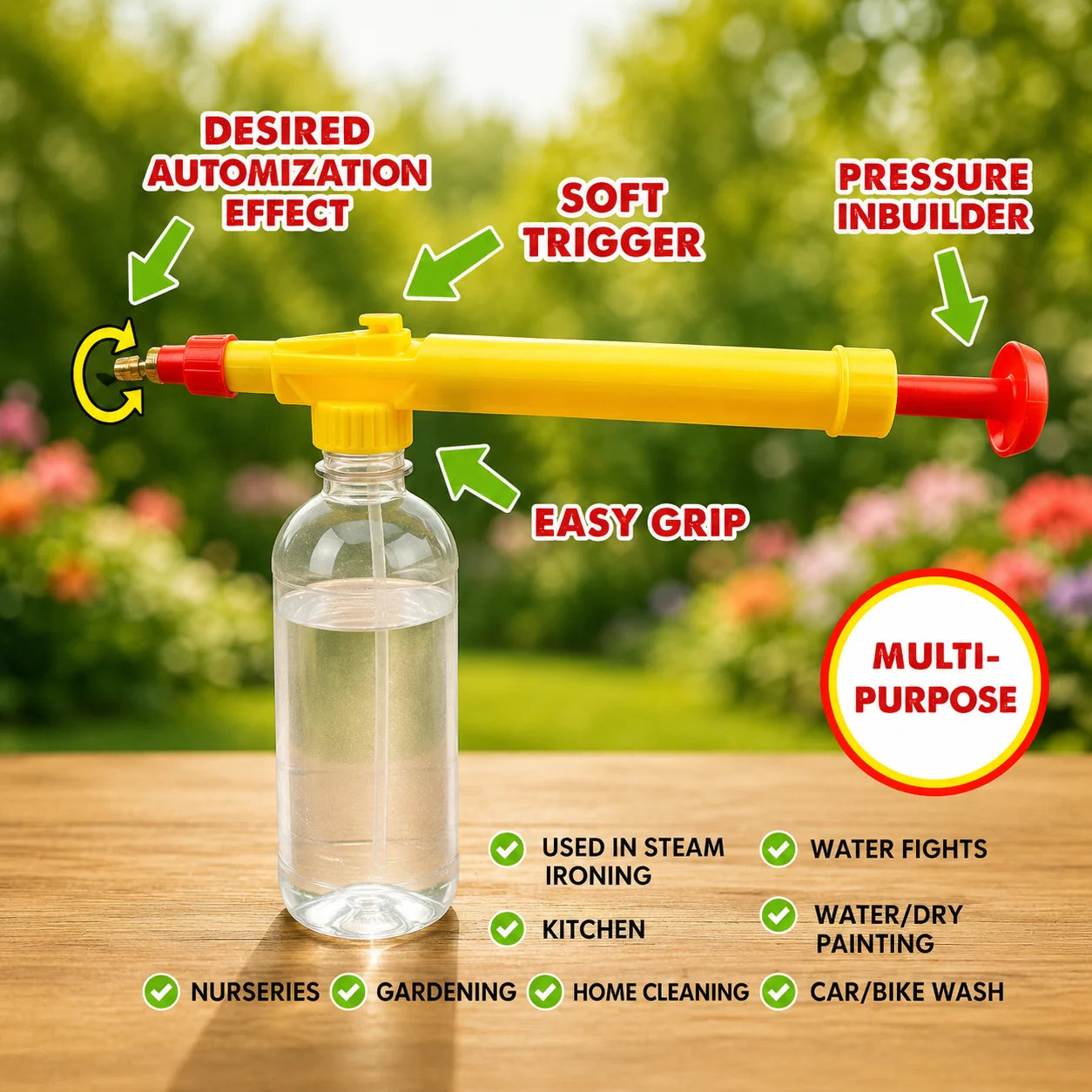 Grozaro Portable Pressure Sprayer For Every Home For Multi Uses