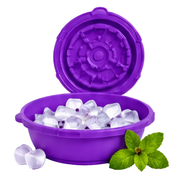 Foldable Purple Ice Face Bowl