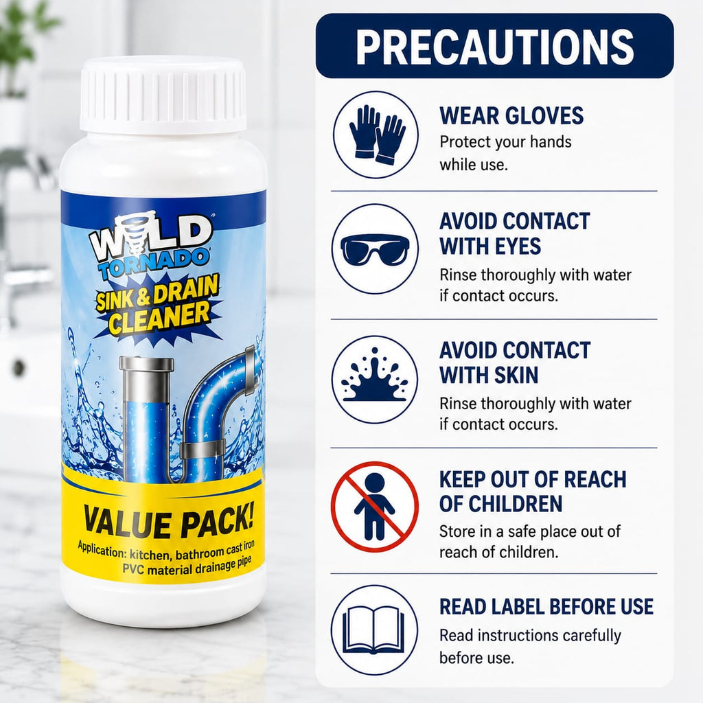 (Buy 1 Get 1 Free) Powerful Sink and Drain Cleaning Powder | 200gm Each Pack