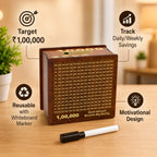 Wooden Money Saving Box Up To 1,00,000 (One Lakh)
