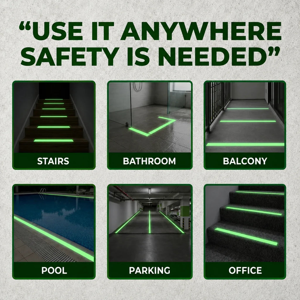 (Buy 1 Get 1 Free) Anti Skid Tape Glow In The Dark