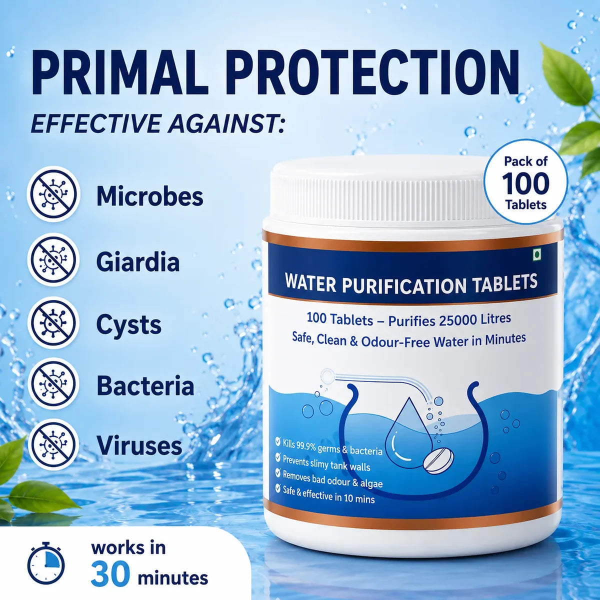 Water Purification Tablet