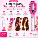 Grosyhub Multicolour 2-in-1 Spray Comb Hair Brush with Built-In Mist Bottle — Anti-Frizz Detangling Brush
