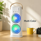 Rechargeable Mini Air Cooler with LED Light